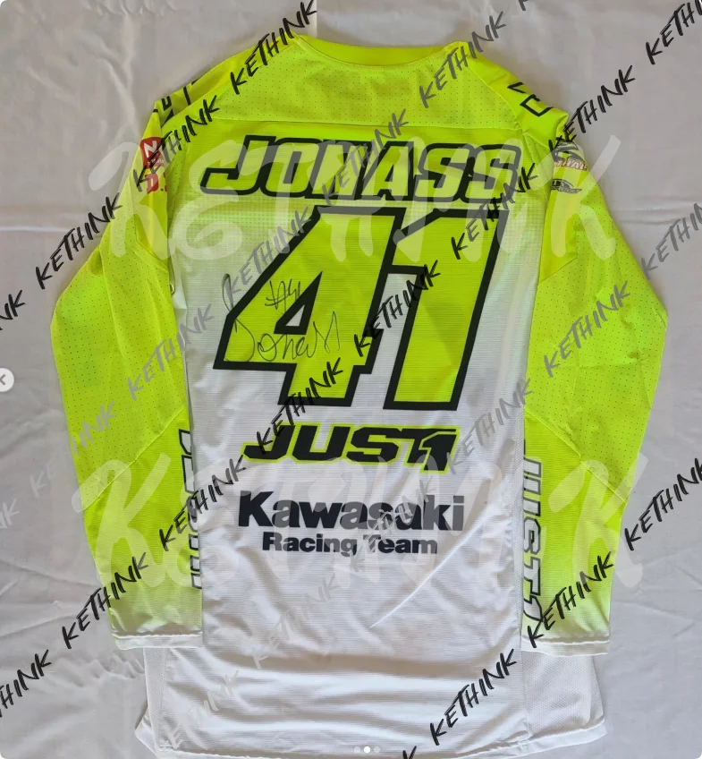 2026 New Kawasaki Racing Team Jersey #41 JONASS MXGP Long Sleeved Oversized Motocross Shirt Men's Cycling Suit
2026 New Kawasaki Racing Team Jersey #41 JONASS MXGP Long Sleeved Oversized Motocross Shirt Men's Cycling Suit