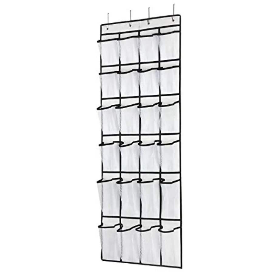 Over the Door Shoe Organizer, Hanging Shoe Organizer with 24 Mesh Large Pockets Door Shoe Rack Organizer for Men Women Hanging
Over the Door Shoe Organizer, Hanging Shoe Organizer with 24 Mesh Large Pockets Door Shoe Rack Organizer for Men Women Hanging