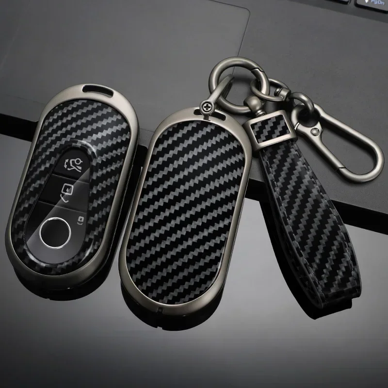 For 2022 2023 Mercedes Benz C S GLC EQE EQS Class W206 S206 W223 X254 Accessories Metal Car Key Cover Case Carbon Fiber Color
For 2022 2023 Mercedes Benz C S GLC EQE EQS Class W206 S206 W223 X254 Accessories Metal Car Key Cover Case Carbon Fiber Color