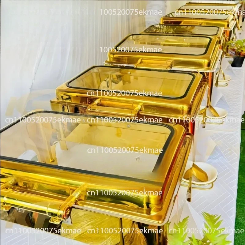 9L Golden Stainless Steel Hot Pot Modern Luxury Catering Set Golden Hot Pot Buffet Set Heater Food
9L Golden Stainless Steel Hot Pot Modern Luxury Catering Set Golden Hot Pot Buffet Set Heater Food