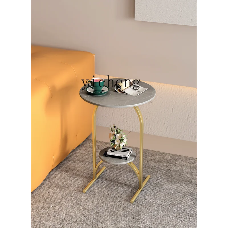 Small Coffee Design Round Table Tea Side Table Light Luxury Stone Plate Side Cabinet
Small Coffee Design Round Table Tea Side Table Light Luxury Stone Plate Side Cabinet