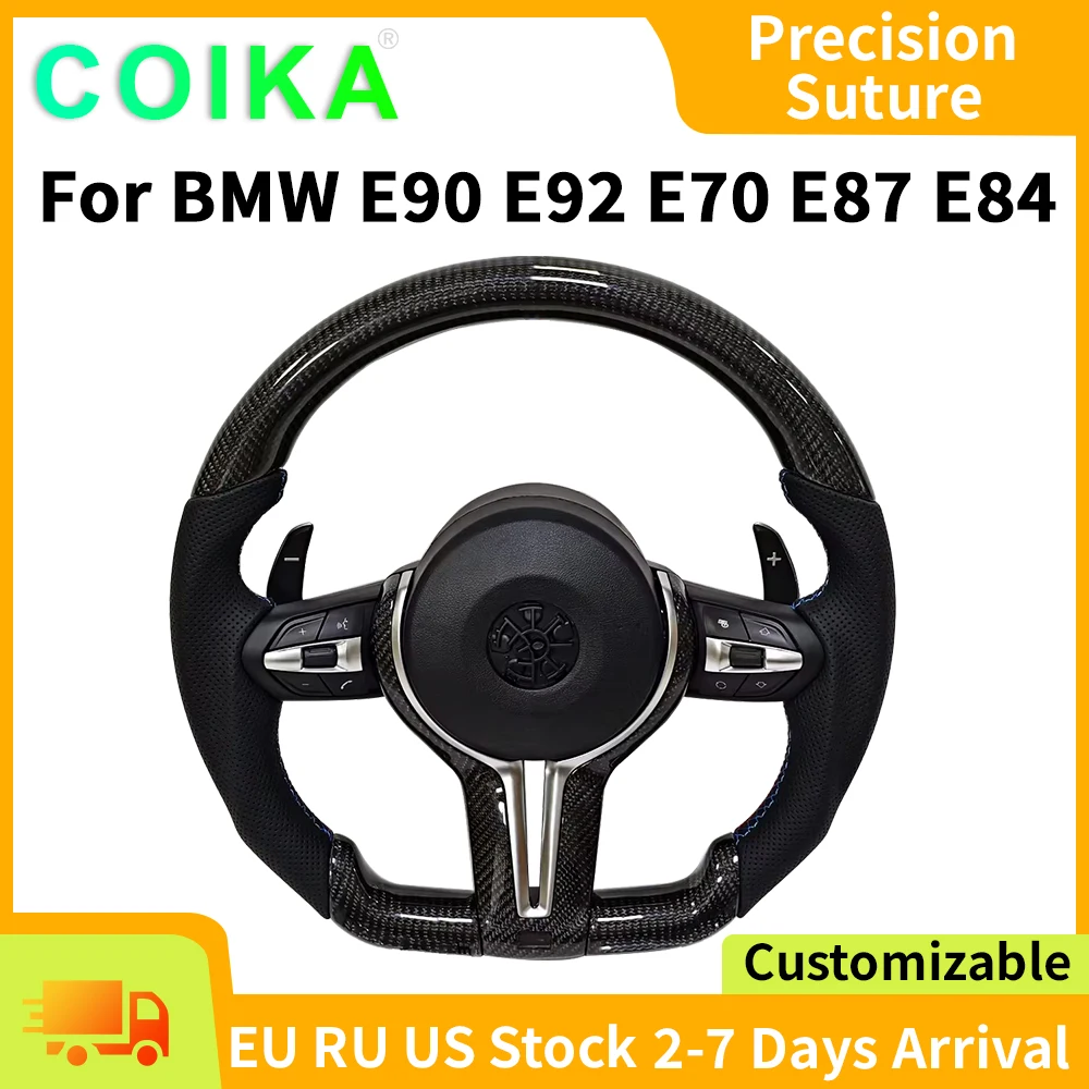 Car Steering Wheel For BMW 3 Series E90 E91 E92 E93 X5 E70 X6 E71 E82 E88 E81 E87 Half Perforated Leather Carbon Fiber
Car Steering Wheel For BMW 3 Series E90 E91 E92 E93 X5 E70 X6 E71 E82 E88 E81 E87 Half Perforated Leather Carbon Fiber