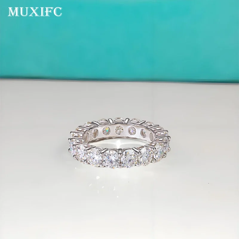 MUXIFC D Color Moissanite Ring 925 Sterling Bands Plated 18K Men and Women Jewelry Romantic Wedding Ring Fine Jewelry Wholesale
MUXIFC D Color Moissanite Ring 925 Sterling Bands Plated 18K Men and Women Jewelry Romantic Wedding Ring Fine Jewelry Wholesale