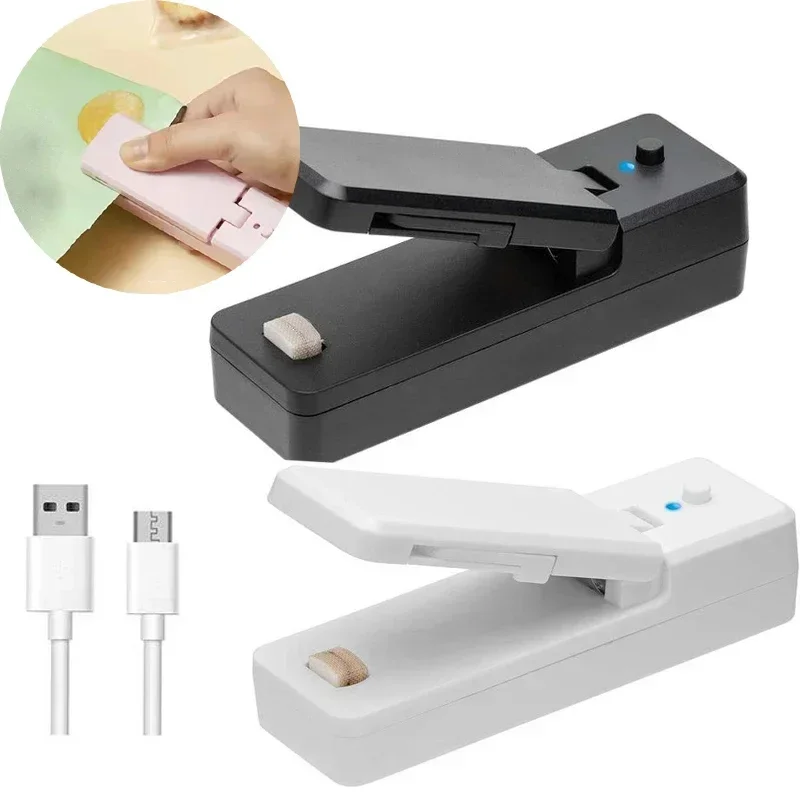 Heat Sealer USB Rechargtable Mini Sealing Machine Bag Clip Mini Sealing Machine Sticker Seal for Food Snack Kitchen Gadg Sashes
Heat Sealer USB Rechargtable Mini Sealing Machine Bag Clip Mini Sealing Machine Sticker Seal for Food Snack Kitchen Gadg Sashes
