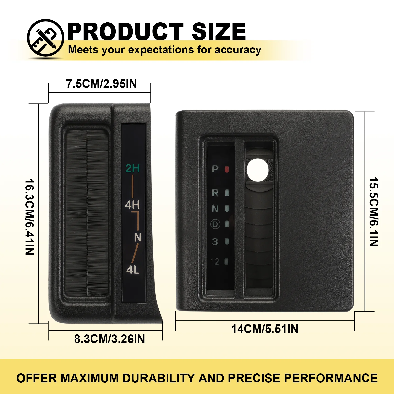 Gear Selector Shift Indicator Panel for Jeep Cherokee XJ 1997-2001 Wrangler TJ 1997-2006 5EK03TRM 5EL90LAZAB - OEM 55115615
Gear Selector Shift Indicator Panel for Jeep Cherokee XJ 1997-2001 Wrangler TJ 1997-2006 5EK03TRM 5EL90LAZAB - OEM 55115615