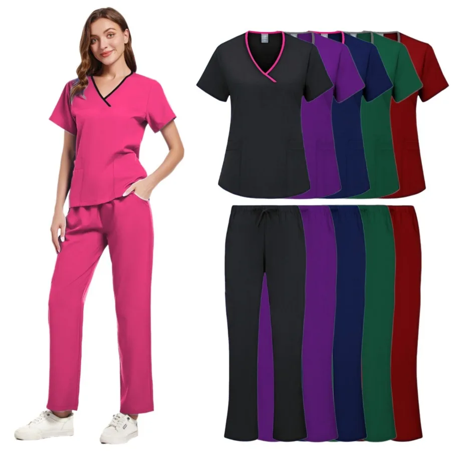 Women's Summer Short Sleeve Work Clothes Quick-Dry Breathable Easy Wash Stain&Sweat-Resistant Multi-Pocket
Women's Summer Short Sleeve Work Clothes Quick-Dry Breathable Easy Wash Stain&Sweat-Resistant Multi-Pocket