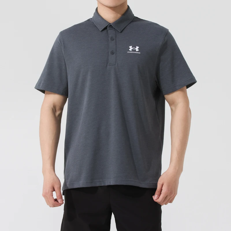 Мужская рубашка-поло Underarmour с короткими рукавами для гольфа, удобная и повседневная дышащая спортивная футболка для бега и тренировок 1386608-025
Мужская рубашка-поло Underarmour с короткими рукавами для гольфа, удобная и повседневная дышащая спортивная футболка для бега и тренировок 1386608-025