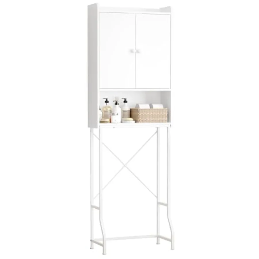 Over The Toilet Storage Cabinet 3 Tier Bathroom Organizers and Storage Solution with Adjustable Shelf Bottom Bar Anti-Tip Bathr
Over The Toilet Storage Cabinet 3 Tier Bathroom Organizers and Storage Solution with Adjustable Shelf Bottom Bar Anti-Tip Bathr