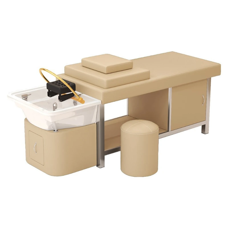 Massage Bed Shampoo Chair Beauty Multi-functional Modern Sink Shampoo Chair Ear Picking PU Leather Furniture Wasbed MHXFY
Massage Bed Shampoo Chair Beauty Multi-functional Modern Sink Shampoo Chair Ear Picking PU Leather Furniture Wasbed MHXFY