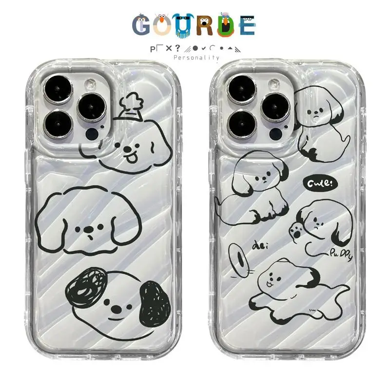 Gourde Cute dog Wavy Soft TPU Clear Phone Case for iPhone 16 Pro Max 11 13 14 12 XR XS Max 7 8 Plus 15promax 14promax Cover
Gourde Cute dog Wavy Soft TPU Clear Phone Case for iPhone 16 Pro Max 11 13 14 12 XR XS Max 7 8 Plus 15promax 14promax Cover