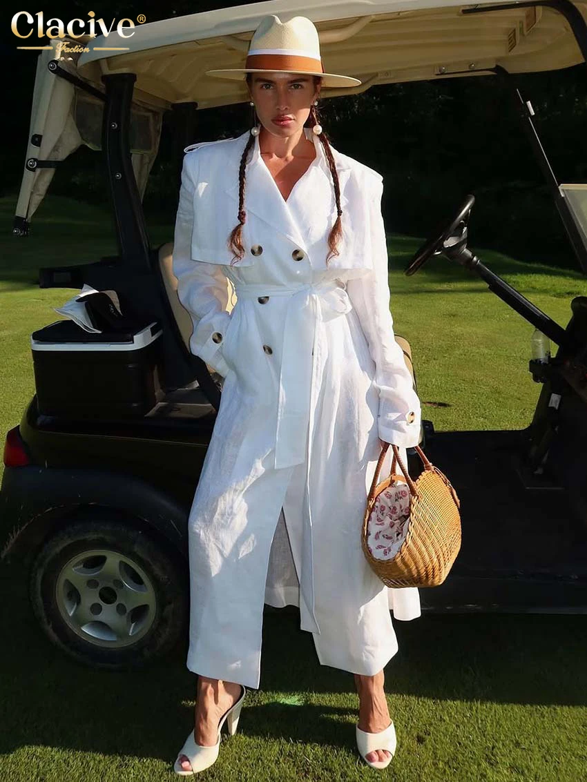 Clacive модные свободные белые хлопковые женские пальто зимний Тренч с лацканами и длинными рукавами элегантная классическая куртка верхняя женская одежда
Clacive модные свободные белые хлопковые женские пальто зимний Тренч с лацканами и длинными рукавами элегантная классическая куртка верхняя женская одежда