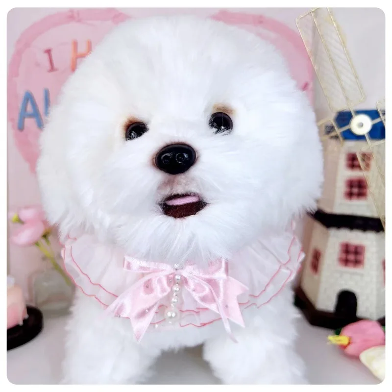 Cat Dog collar Pet breathable mesh bow scarf cat elegant fresh drool towel teddy bear neck loop Style Cute Tie cat accessories
Cat Dog collar Pet breathable mesh bow scarf cat elegant fresh drool towel teddy bear neck loop Style Cute Tie cat accessories