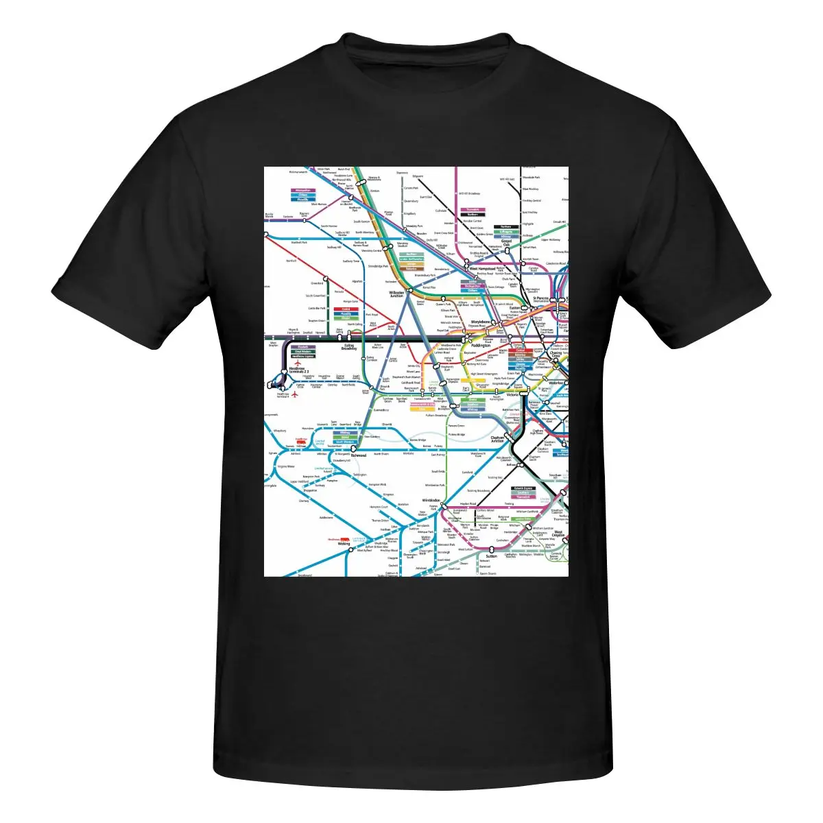 Funny London AllRail Map Men's Printed T-Shirt Unisex T shirtBlouses
Funny London AllRail Map Men's Printed T-Shirt Unisex T shirtBlouses
