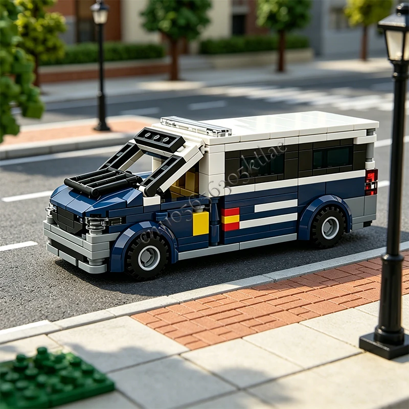 293 PCS MOC Modern Urban Transportation Luxury Police Van Model DIY Assembly Technology Building Blocks Kids Toy Birthday Gifts
293 PCS MOC Modern Urban Transportation Luxury Police Van Model DIY Assembly Technology Building Blocks Kids Toy Birthday Gifts