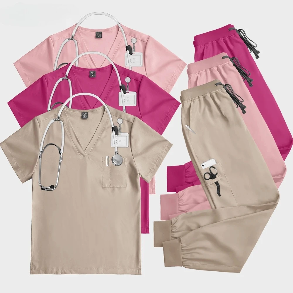 Multicolor Surgery Uniforms Short Sleeve Top+Pants Doctor Dentist Nursing Clothes Pet Shop Workwear Medical Clinical Scrubs Set
Multicolor Surgery Uniforms Short Sleeve Top+Pants Doctor Dentist Nursing Clothes Pet Shop Workwear Medical Clinical Scrubs Set
