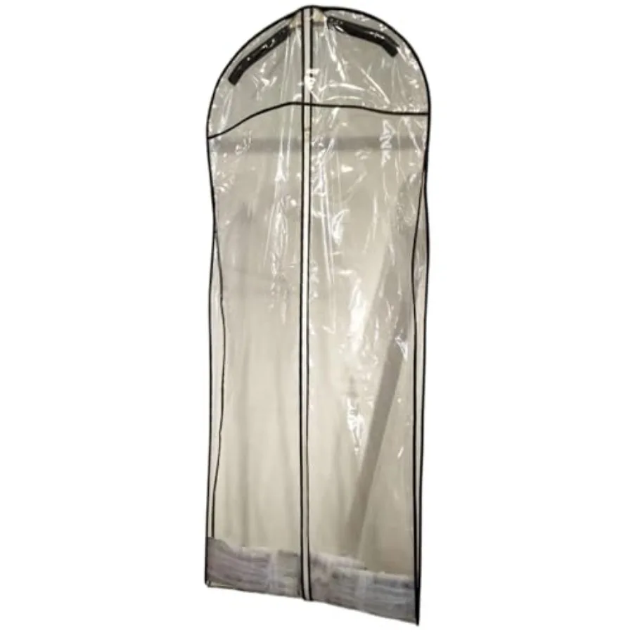 PVC Dustproof Garment Bag For Wedding Dresses And Formal Wear With Zipper Access Clothing Storage Accessory
PVC Dustproof Garment Bag For Wedding Dresses And Formal Wear With Zipper Access Clothing Storage Accessory