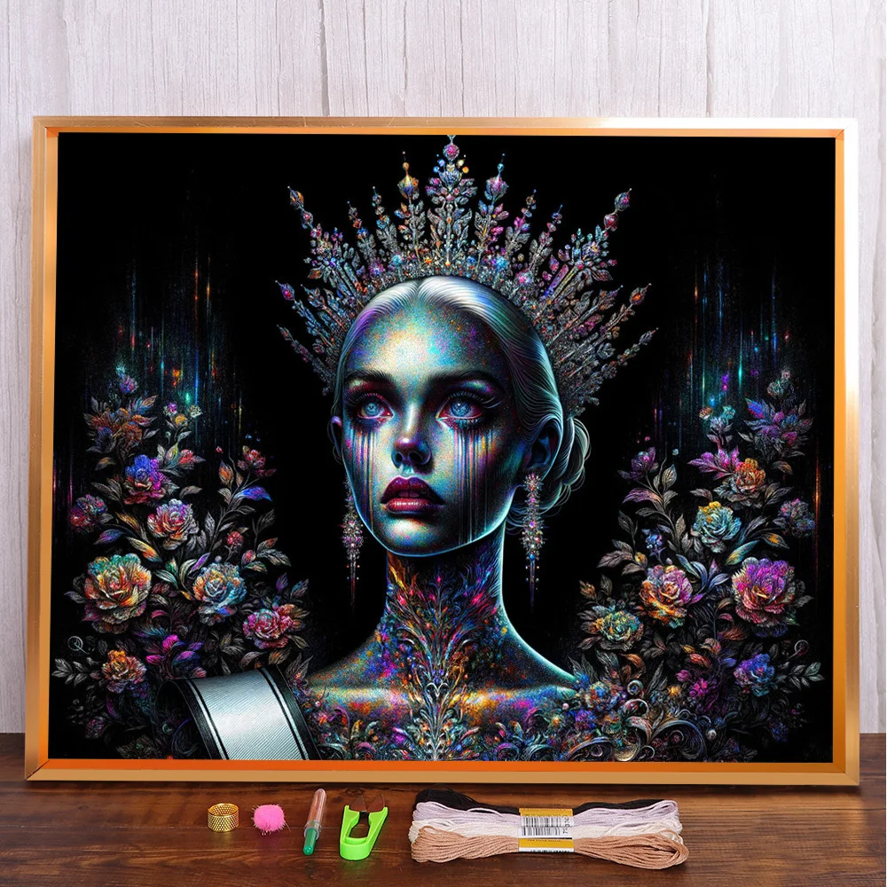 Girl Flower Art Printed Fabric Cross-Stitch Embroidery Full Kit Knitting Handmade Handicraft Painting Stamped Design Promotions
Girl Flower Art Printed Fabric Cross-Stitch Embroidery Full Kit Knitting Handmade Handicraft Painting Stamped Design Promotions