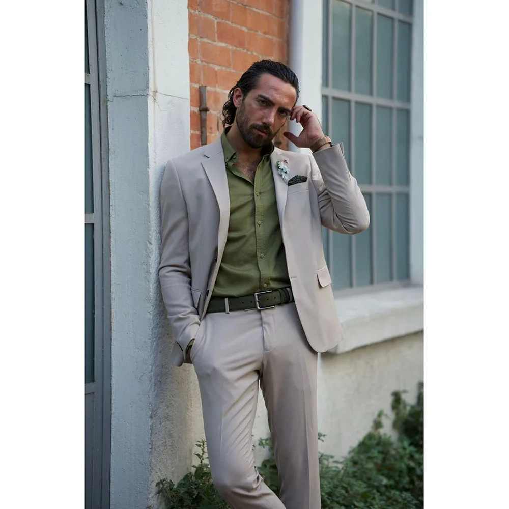 Formal Suits for Men Single Breasted Two Piece Jacket Pants Male Clothing Slim Fit Smart Wedding Party Groom Business Blazer Set
Formal Suits for Men Single Breasted Two Piece Jacket Pants Male Clothing Slim Fit Smart Wedding Party Groom Business Blazer Set