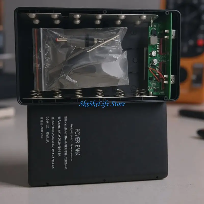 E65E Plastic Powerbank Case With DC9V/12V Voltages Adjustment For 12Pcs 18650 Batteries Easy To Assemble DIY Projects
E65E Plastic Powerbank Case With DC9V/12V Voltages Adjustment For 12Pcs 18650 Batteries Easy To Assemble DIY Projects