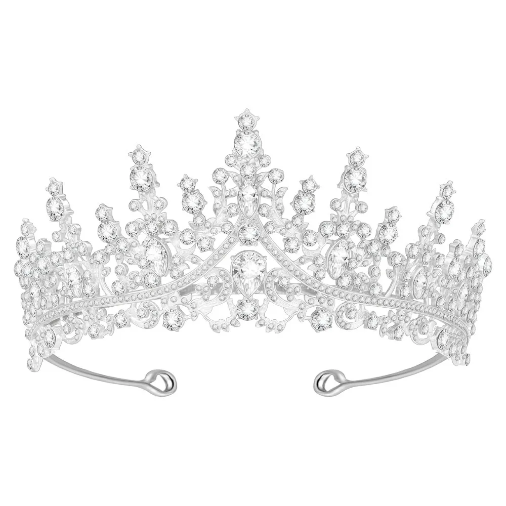 Tiara Crown for Women, Headband Hair Accessories for Birthday Wedding Party Costume (Silver)
Tiara Crown for Women, Headband Hair Accessories for Birthday Wedding Party Costume (Silver)