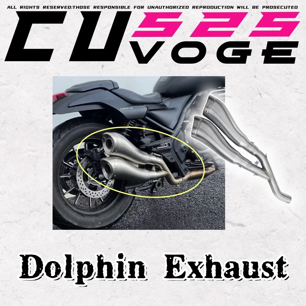 FOR VOGE CU525 CU-525 525CU Retro exhaust modification custom low dolphin exhaust VOGE CU525 CU-525 525CU
FOR VOGE CU525 CU-525 525CU Retro exhaust modification custom low dolphin exhaust VOGE CU525 CU-525 525CU