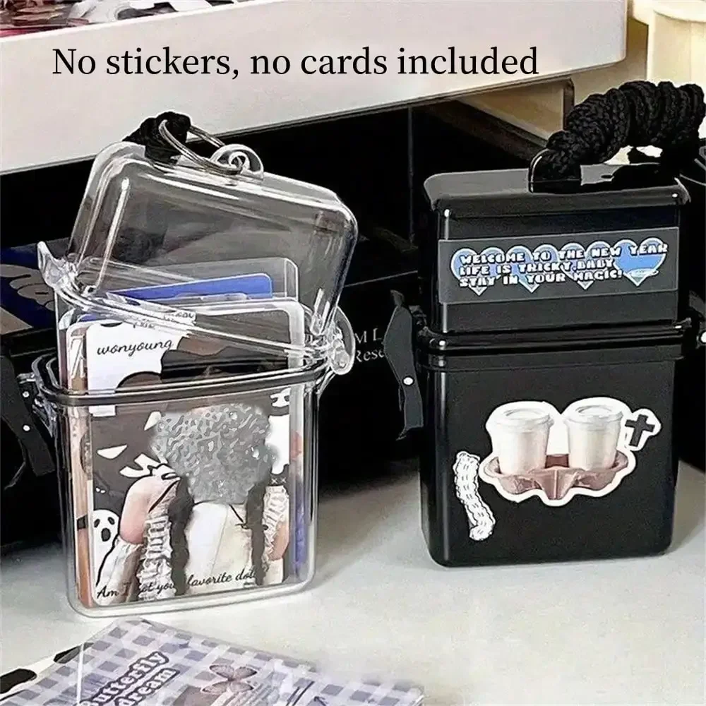 1pc K-POP Idol Photo Card Storage Box - Crystal Clear Waterproof Dustproof, With Safety Cover And Convenient Hanging Strap & Hook - Suitable For Storing Idol Cards, Sports Cards, Game Cards From Europe, America, Japan And Korea, Ideal As Holiday, Birthday
1pc K-POP Idol Photo Card Storage Box - Crystal Clear Waterproof Dustproof, With Safety Cover And Convenient Hanging Strap & Hook - Suitable For Storing Idol Cards, Sports Cards, Game Cards From Europe, America, Japan And Korea, Ideal As Holiday, Birthday