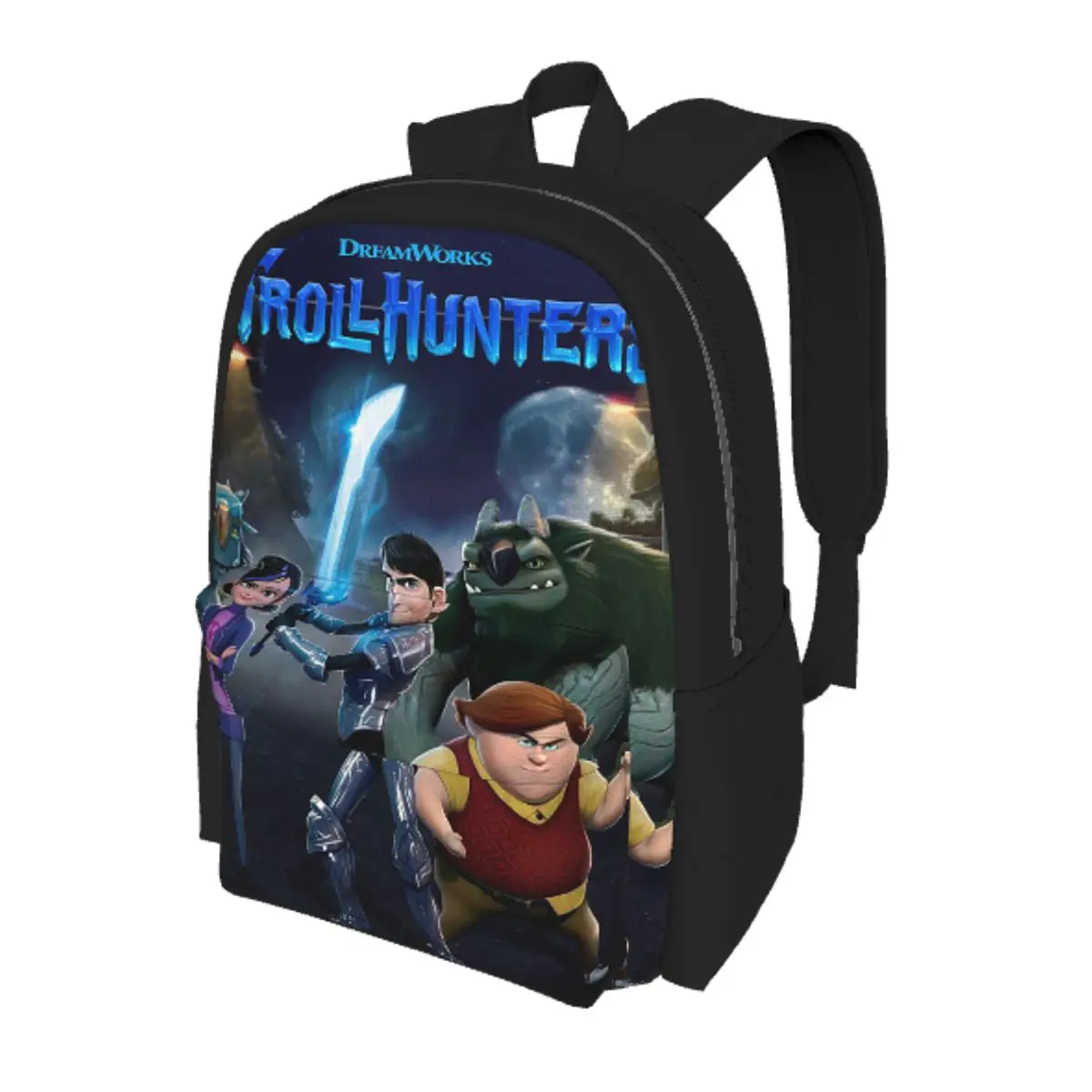 Cartoon TrollHunters Student Backpack School Bag Hiking Travel Daypack for Men Women Bookbag Shoulder Bags
Cartoon TrollHunters Student Backpack School Bag Hiking Travel Daypack for Men Women Bookbag Shoulder Bags