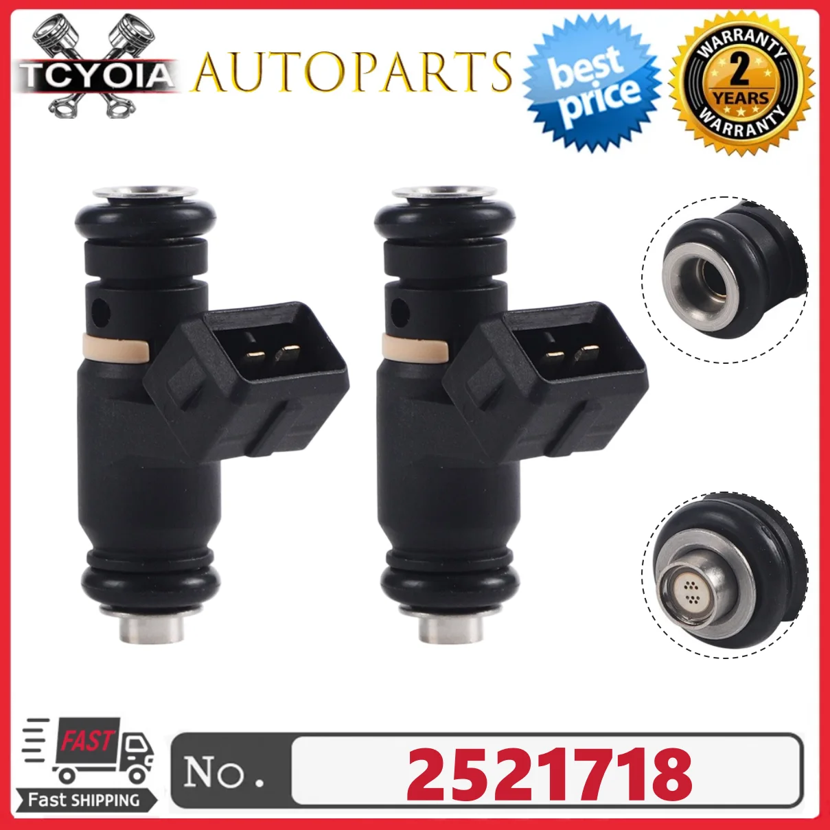 New 2pcs Fuel Injectors 2521718 for Polaris RZR XP4 XP TURBO 2017 2018 2019 2020
New 2pcs Fuel Injectors 2521718 for Polaris RZR XP4 XP TURBO 2017 2018 2019 2020