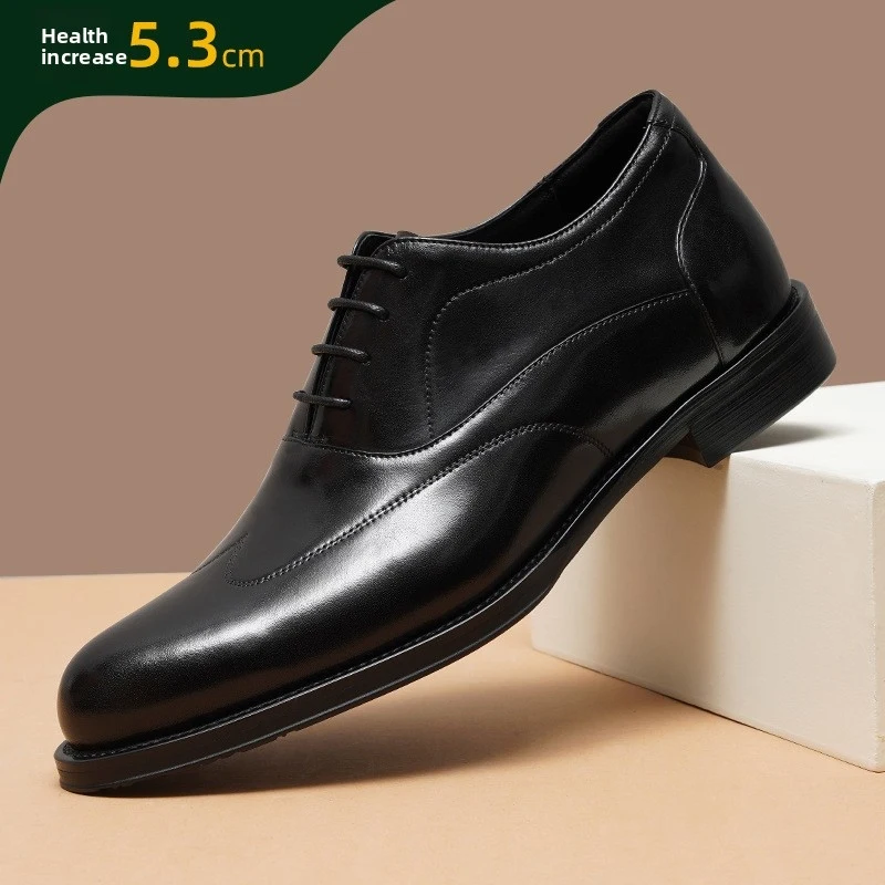 Мужские классические туфли из натуральной кожи в винтажном стиле, увеличивающие рост, роскошные, элегантные, черные, на шнуровке
Мужские классические туфли из натуральной кожи в винтажном стиле, увеличивающие рост, роскошные, элегантные, черные, на шнуровке