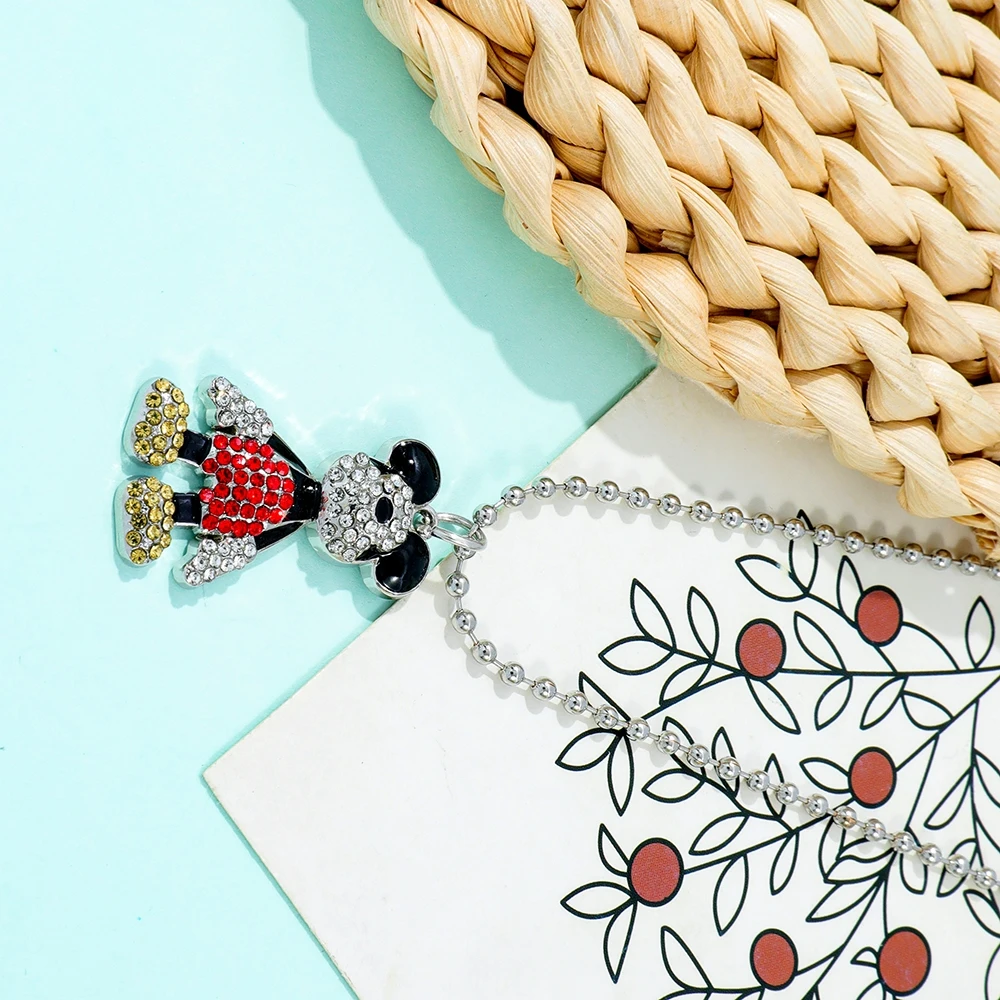 Ожерелье с подвеской в виде Микки и Минни Маус Диснея, женские аксессуары, подарки на день рождения
Ожерелье с подвеской в виде Микки и Минни Маус Диснея, женские аксессуары, подарки на день рождения