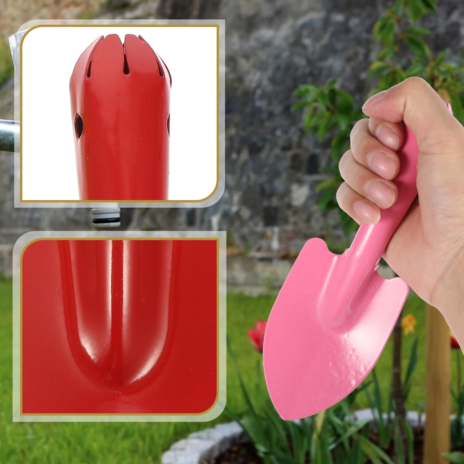 4pcs Garden Shovels Lightweight Portable Small Spades Iron Tools for Planting Flowers Vegetables Seedlings Soil Digging Weeding
4pcs Garden Shovels Lightweight Portable Small Spades Iron Tools for Planting Flowers Vegetables Seedlings Soil Digging Weeding