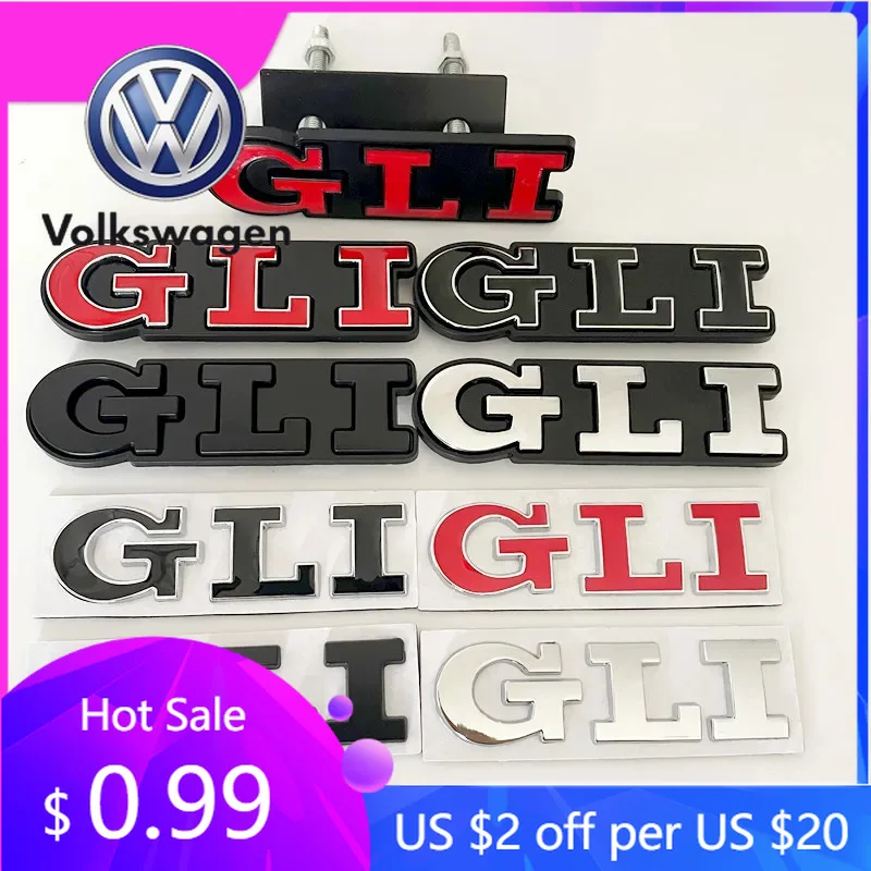 2026 Hot For Volkswagen VW 3D Metal Car Letters Rear Trunk Front Grill GLI Logo Badge For Golf Bora VW Jetta MK4 MK5 MK6 MK7 GLI
2026 Hot For Volkswagen VW 3D Metal Car Letters Rear Trunk Front Grill GLI Logo Badge For Golf Bora VW Jetta MK4 MK5 MK6 MK7 GLI