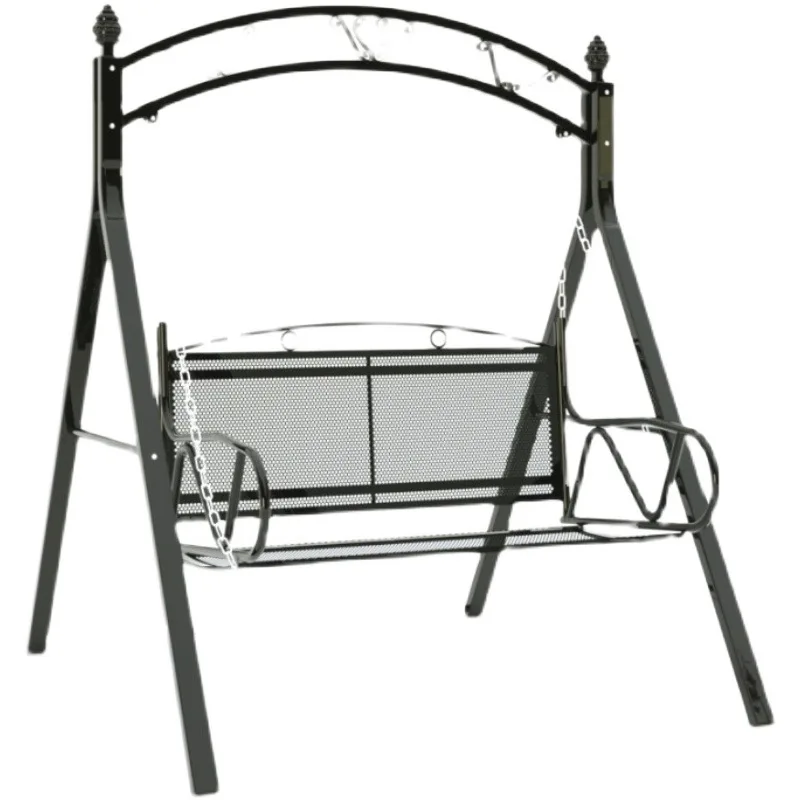 Children's swing courtyard double swing household wrought iron rocking chair balcony leisure chair European style cradle
Children's swing courtyard double swing household wrought iron rocking chair balcony leisure chair European style cradle