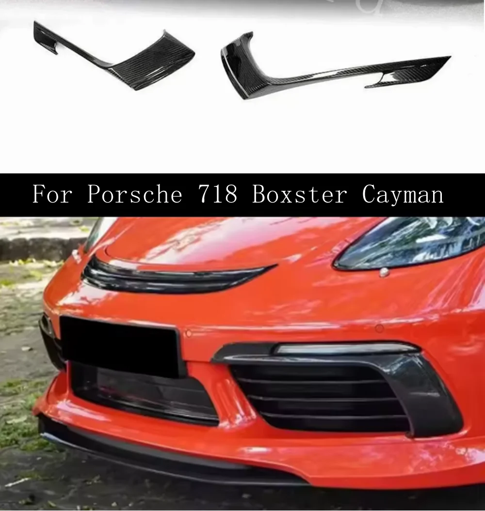 Front Bumper Side Fog Light Dry Carbon Fiber Air Vent Intake Frame Cover Trim For Porsche 718 Boxster Cayman 2016-2019 982 Coupe
Front Bumper Side Fog Light Dry Carbon Fiber Air Vent Intake Frame Cover Trim For Porsche 718 Boxster Cayman 2016-2019 982 Coupe