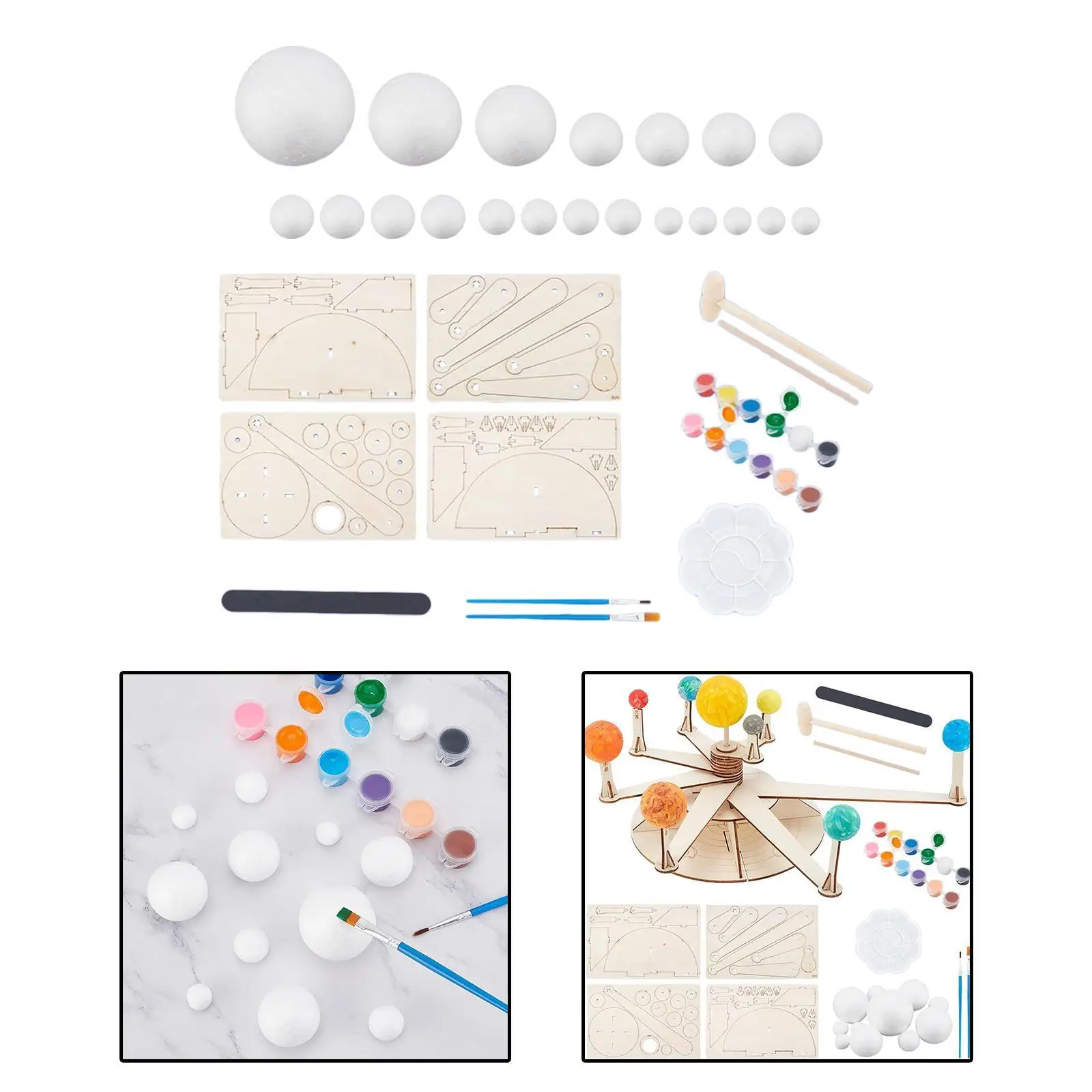 Набор моделей солнечной системы DIY Научная активность для детской вечеринки Enlightenment
Набор моделей солнечной системы DIY Научная активность для детской вечеринки Enlightenment