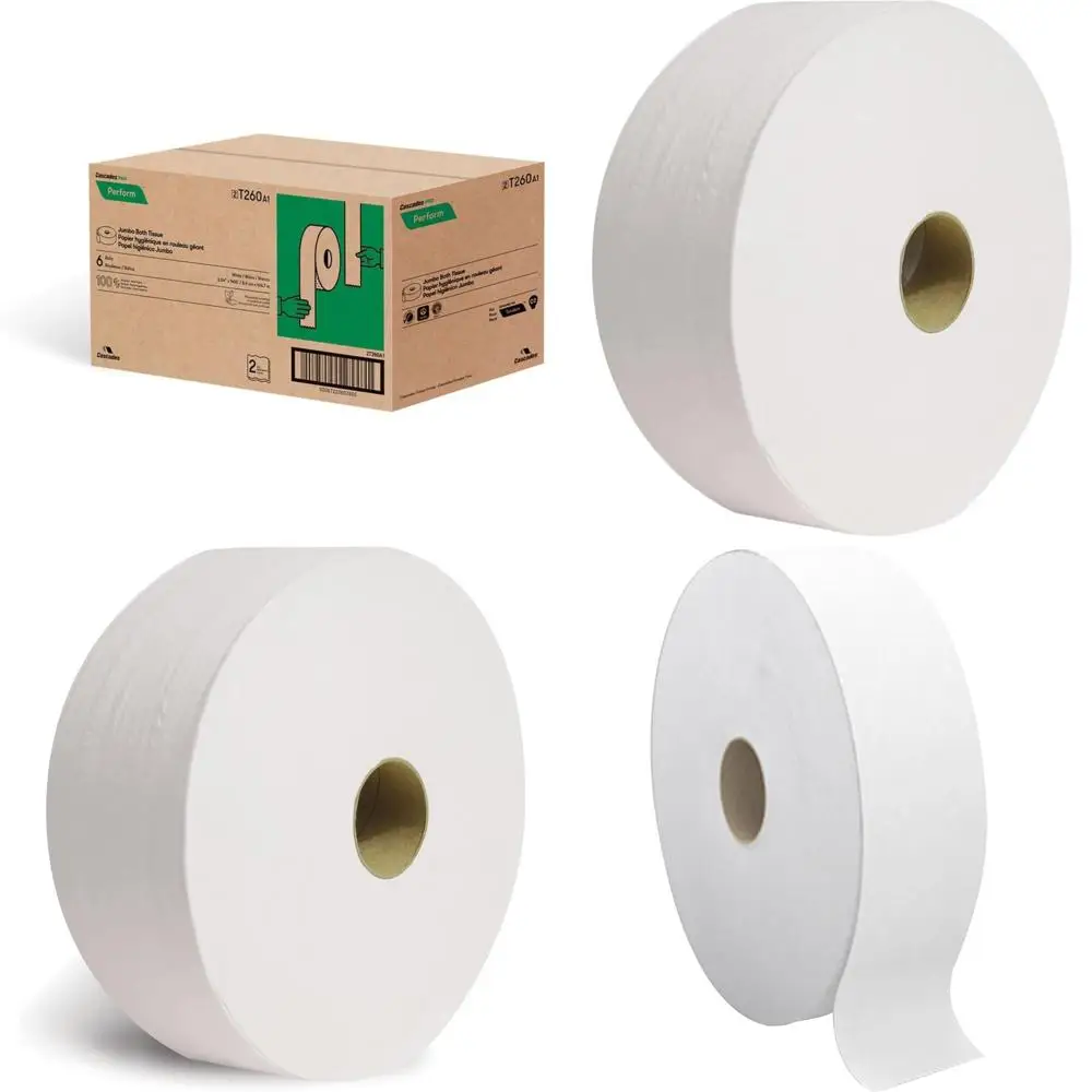 100% Recycled Eco-Friendly Toilet Paper, 6-Roll Pack
100% Recycled Eco-Friendly Toilet Paper, 6-Roll Pack