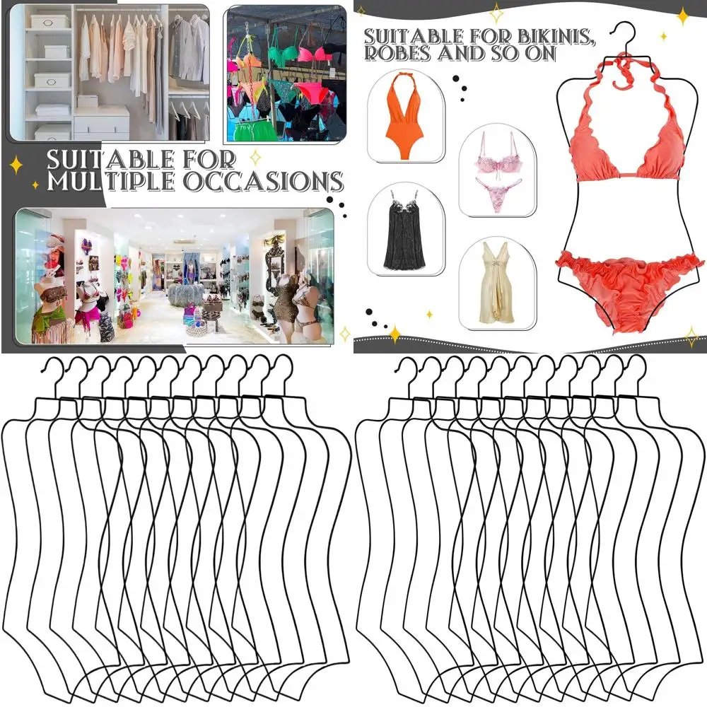 Проволочные вешалки для показа бикини, купальника и нижнего белья: идеально подходят для купальных костюмов, пальто, платьев и многого другого
Проволочные вешалки для показа бикини, купальника и нижнего белья: идеально подходят для купальных костюмов, пальто, платьев и многого другого