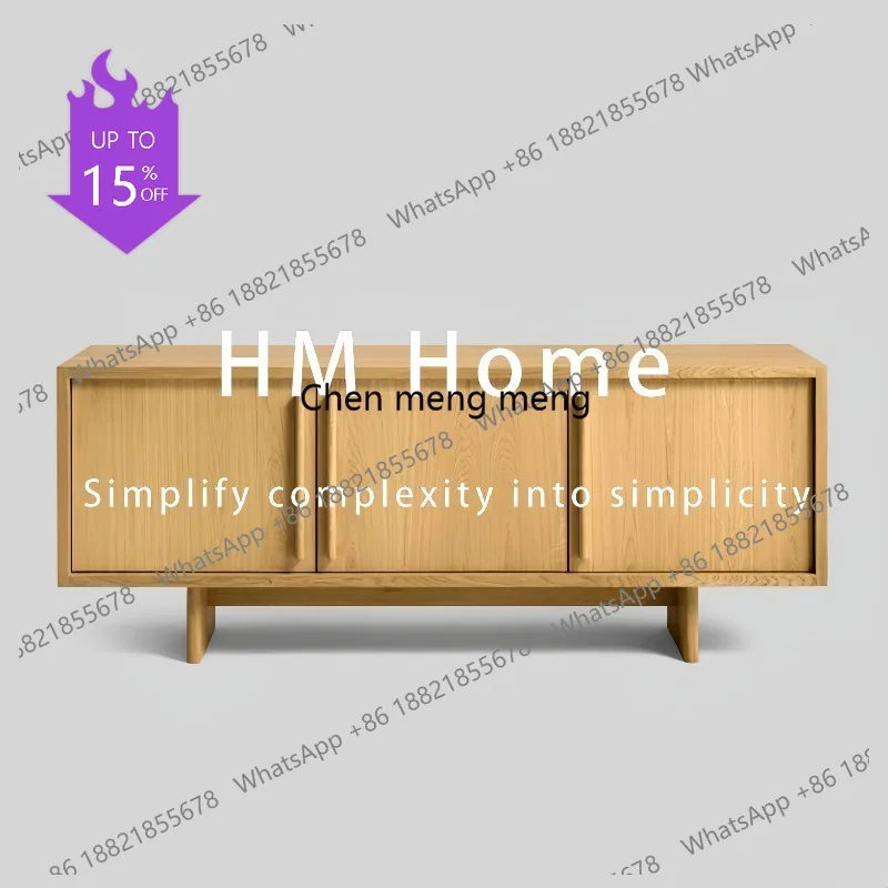 M45 Modern simple solid wood TV cabinet designer high-end locker living room storage side cabinet
M45 Modern simple solid wood TV cabinet designer high-end locker living room storage side cabinet