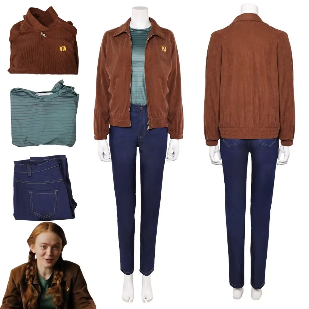 Max Mayfield Cosplay Women Costume Disguise for Adult Girls Clothes Jacket Shirt Pants Roleplay Outfits Halloween Carnival Suit
Max Mayfield Cosplay Women Costume Disguise for Adult Girls Clothes Jacket Shirt Pants Roleplay Outfits Halloween Carnival Suit