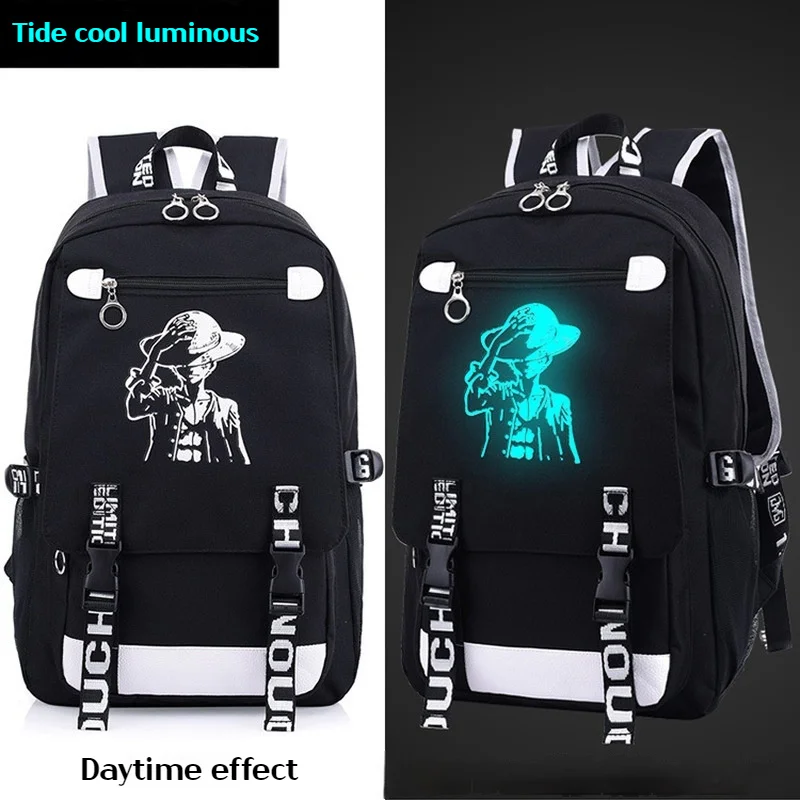 Anime One Piece Series Students Cartoon Schoolbag Light In The Dark Large Capacity Outdoor Waterproof Fashion Travel Backpack
Anime One Piece Series Students Cartoon Schoolbag Light In The Dark Large Capacity Outdoor Waterproof Fashion Travel Backpack