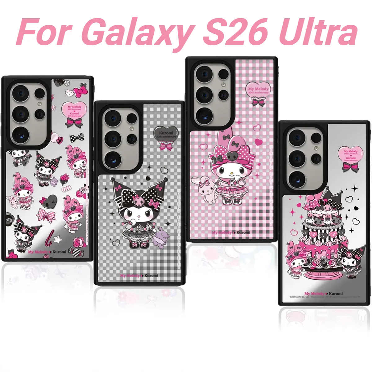Sanrio Stylish INS Cute Kuromi Melody Sle Pattern Mirror Case For Samsung Galaxy S26 Ultra S25 S24 Plus For MagSafe Charge Cover
Sanrio Stylish INS Cute Kuromi Melody Sle Pattern Mirror Case For Samsung Galaxy S26 Ultra S25 S24 Plus For MagSafe Charge Cover