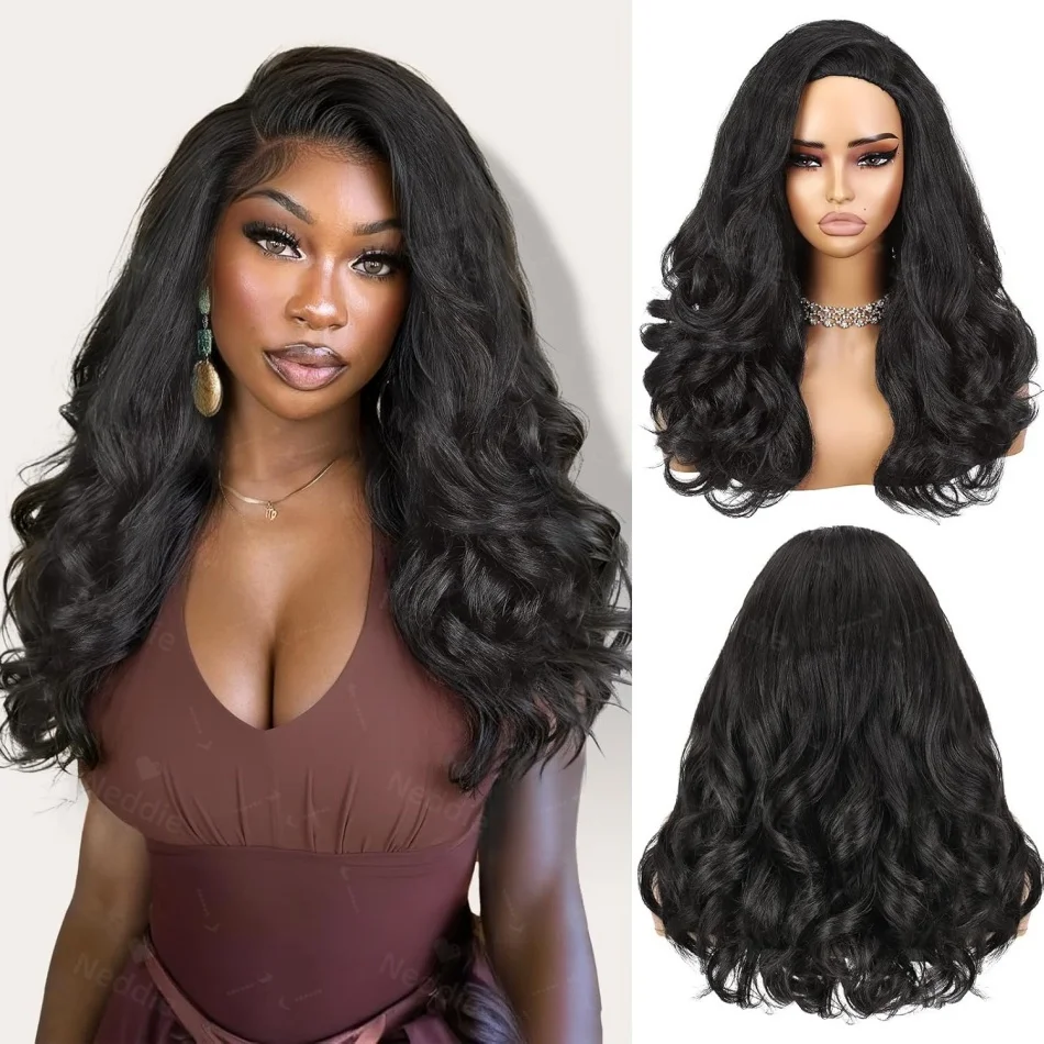 Body Wave Half Wig Glueless Human Hair Wigs With Drawstring Seamless Clips Half Wigs Full Machine Made Wig For Women
Body Wave Half Wig Glueless Human Hair Wigs With Drawstring Seamless Clips Half Wigs Full Machine Made Wig For Women