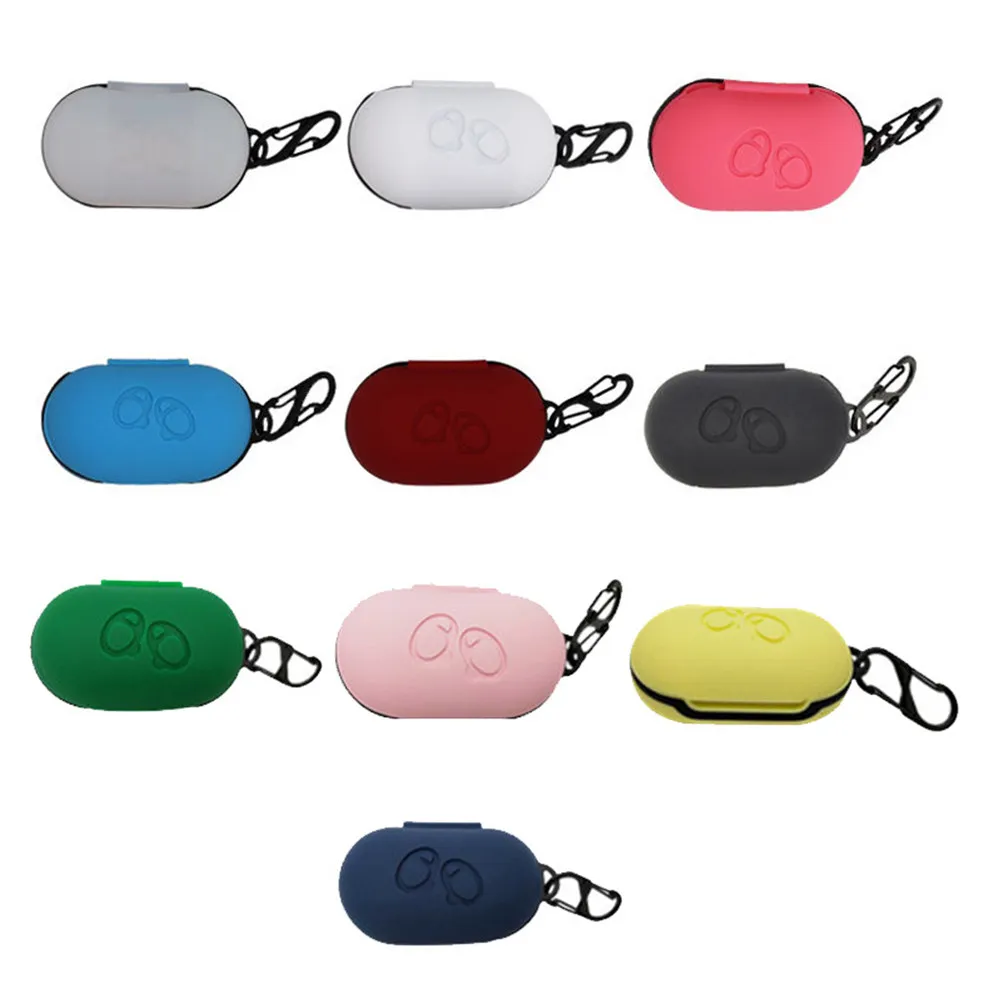 Earphone Protection Cover Silicone Shockproof Dustproof Portable Carabiner Compatible for Galaxy Buds Black
Earphone Protection Cover Silicone Shockproof Dustproof Portable Carabiner Compatible for Galaxy Buds Black