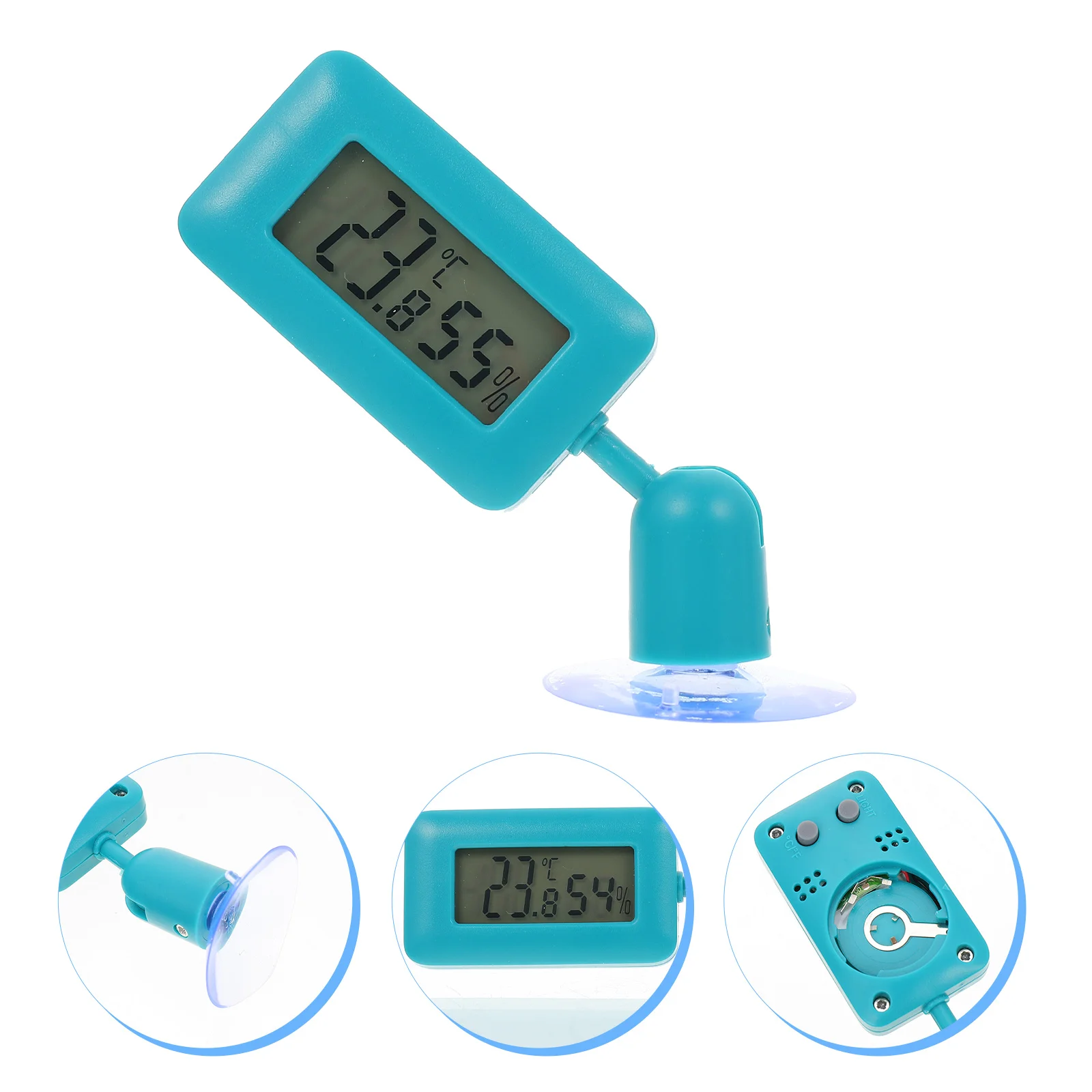 Reptile Hygrometer Thermometer Leopard Gecko Tank Accessories Cup Easy Install Rotate 360 Degree Accurate Temperature
Reptile Hygrometer Thermometer Leopard Gecko Tank Accessories Cup Easy Install Rotate 360 Degree Accurate Temperature
