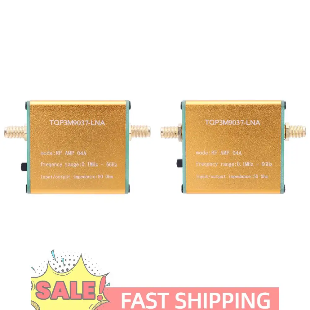 Модуль усилителя 0,1 МГц-6 ГГц, широкий диапазон частот, сверхнизкий уровень шума, блок усиления для коротковолнового радиочастотного программного обеспечения
Модуль усилителя 0,1 МГц-6 ГГц, широкий диапазон частот, сверхнизкий уровень шума, блок усиления для коротковолнового радиочастотного программного обеспечения