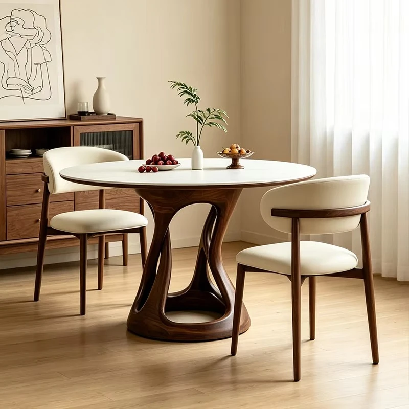 &c Walnut Solid Wood Dining Table Round Mid Century Home Dinner Table Designer High End Creative Furniture
&c Walnut Solid Wood Dining Table Round Mid Century Home Dinner Table Designer High End Creative Furniture