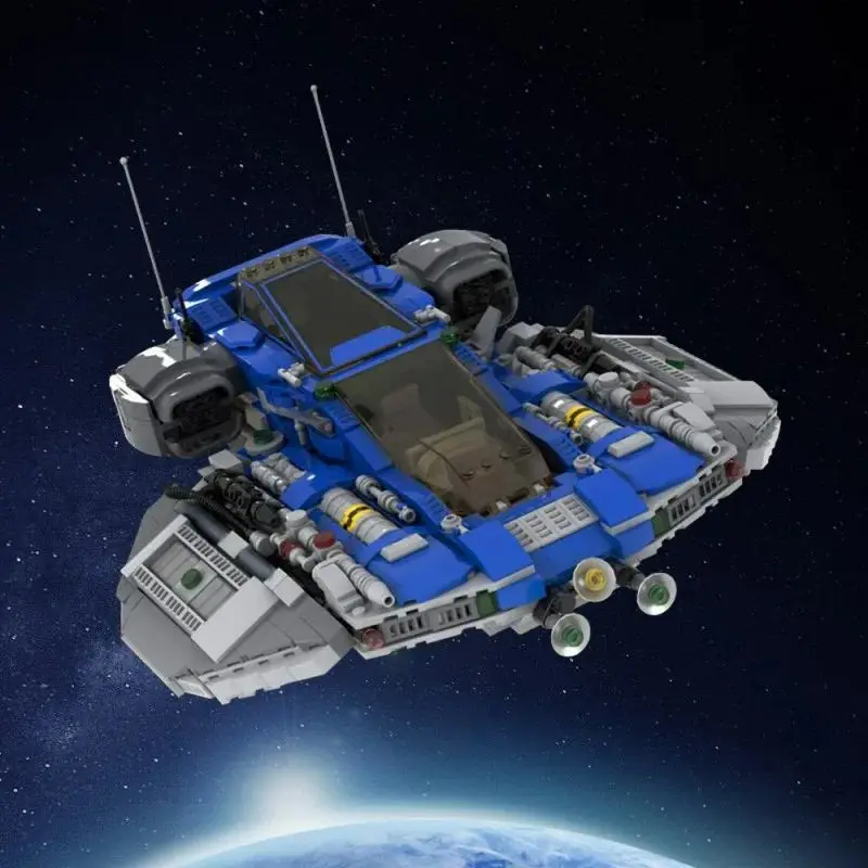 1432PCS Space Wars MOC MPV Reliant Spaceship Building Blocks Idea Space Cruiser Model Kit High-Tech Toys Children Birthday Gifts
1432PCS Space Wars MOC MPV Reliant Spaceship Building Blocks Idea Space Cruiser Model Kit High-Tech Toys Children Birthday Gifts