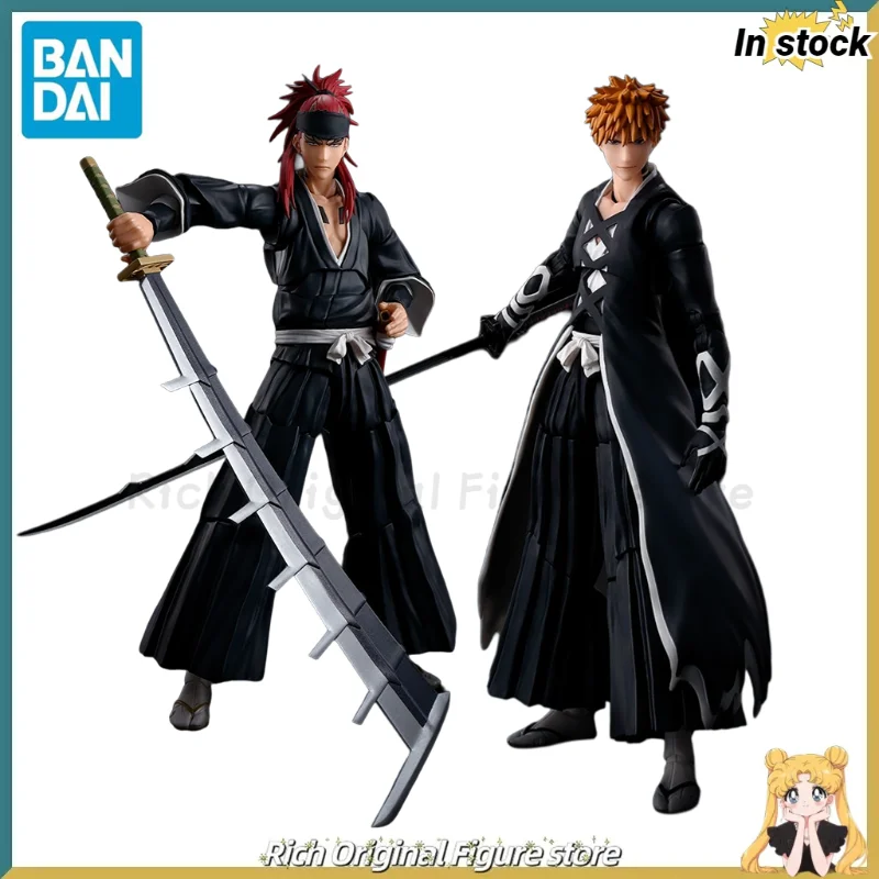 【В наличии】Оригинальные BANDAI SPIRITS S.H.F BLEACH Kurosaki Ichigo/Abarai Renji Heavenly Lock Slash Moon Аниме Фигурка Игрушки 
【В наличии】Оригинальные BANDAI SPIRITS S.H.F BLEACH Kurosaki Ichigo/Abarai Renji Heavenly Lock Slash Moon Аниме Фигурка Игрушки