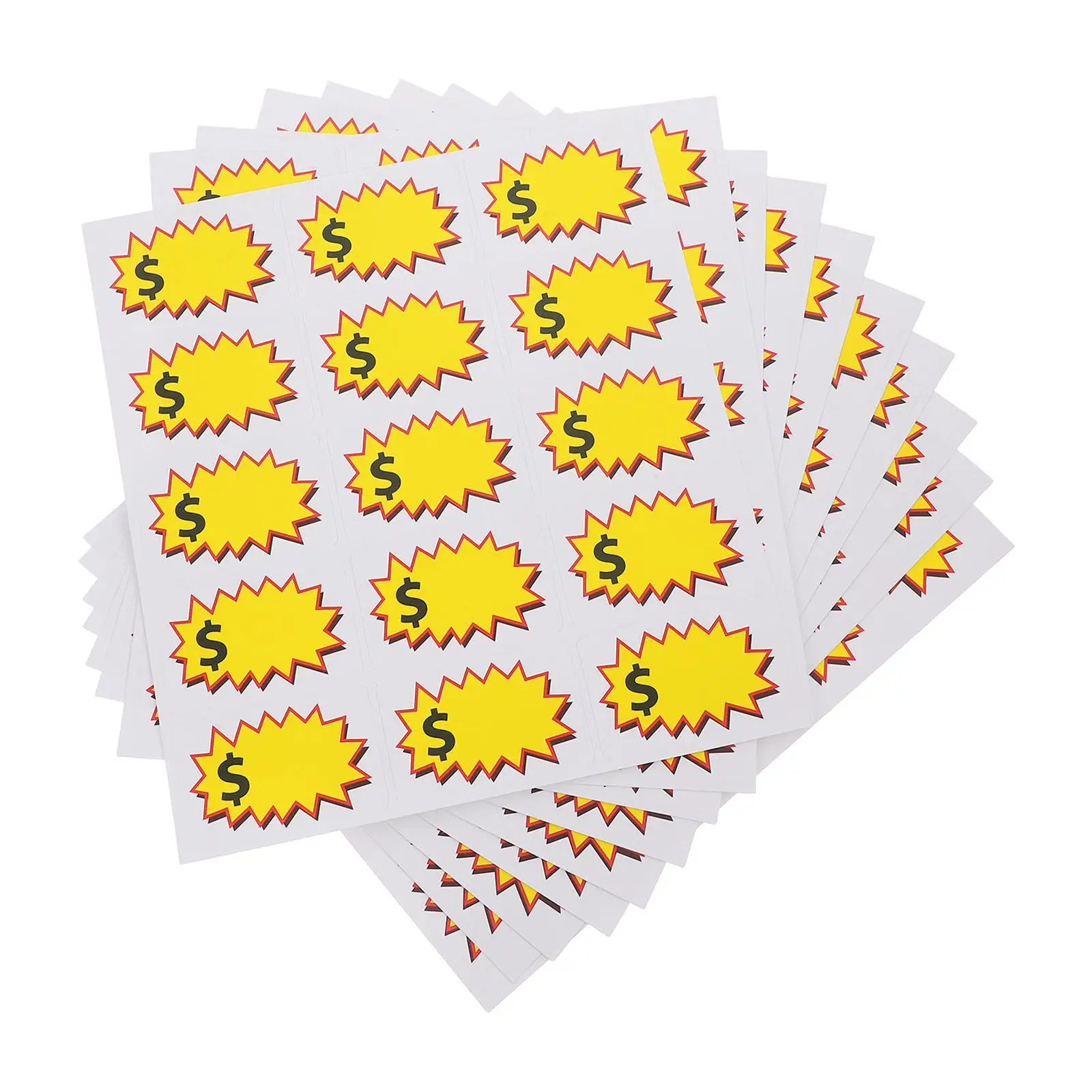 Price Sticker 10 Sheets PP Synthetic Paper Waterproof Self Adhesive Sale Tags Retail Store Yard Signs Folder Labels
Price Sticker 10 Sheets PP Synthetic Paper Waterproof Self Adhesive Sale Tags Retail Store Yard Signs Folder Labels