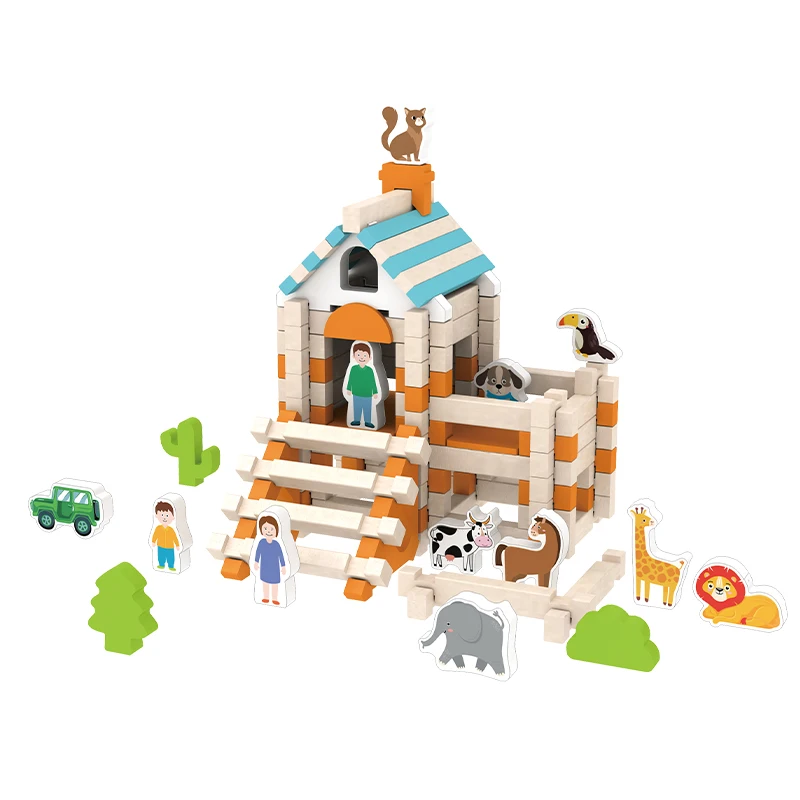 Children's Puzzle Building Toys Wholesale Educational Wooden DIY Model House Handmade Educational Toy Montessori
Children's Puzzle Building Toys Wholesale Educational Wooden DIY Model House Handmade Educational Toy Montessori